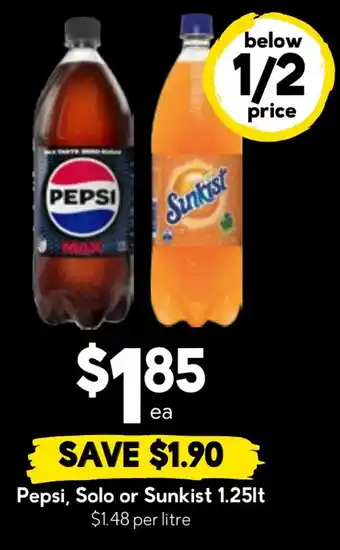 Drakes Pepsi Solo or Sunkist offer