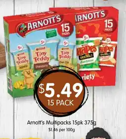 Spudshed Arnott's Multipacks offer