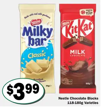 Nestle Chocolate Blocks Varieties