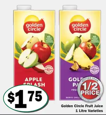 Golden Circle Fruit Juice Varieties