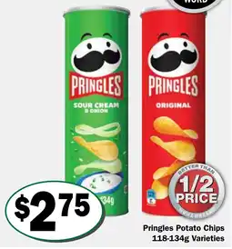 Friendly Grocer Pringles Potato Chips Varieties offer