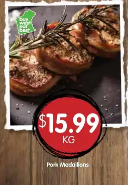Spudshed Pork Medallions offer