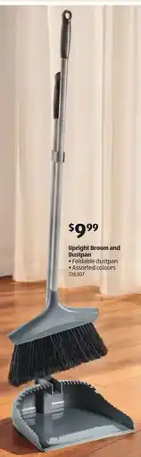 ALDI Upright Broom and Dustpan offer