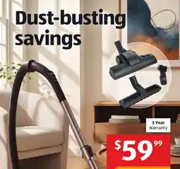 ALDI Dust-busting vacuum offer