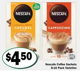 Friendly Grocer Nescafe Coffee Sachets Varieties offer