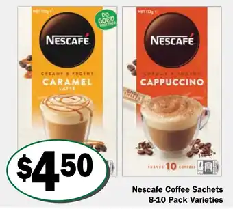 Friendly Grocer Nescafe Coffee Sachets Varieties offer