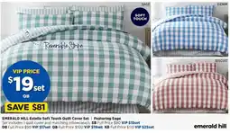 Spotlight Emerald Hill Estelle Soft Touch Quilt Cover Set offer