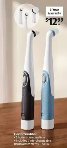 ALDI Electric Scrubber offer