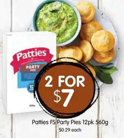 Spudshed Patties Party Pies offer