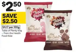 Woolworths Table Plenty Mini Rice Cakes offer