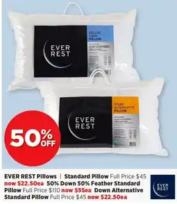 Spotlight Ever Rest Deluxe Fibre Pillow offer
