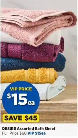 Spotlight Desire Assorted Bath Sheet offer