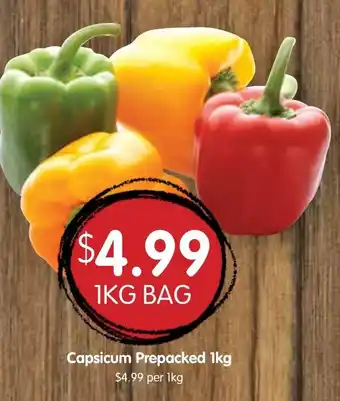 Spudshed Capsicum Prepacked offer