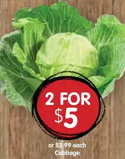 Spudshed Cabbage offer