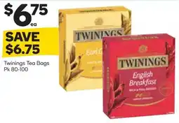 Woolworths Twinings Tea Bags offer