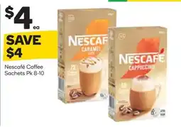 Woolworths Nescafé Coffee Sachets offer