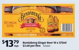 ALDI Bundaberg Ginger Beer offer