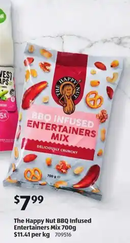 ALDI The Happy Nut BBQ Infused Entertainers Mix offer