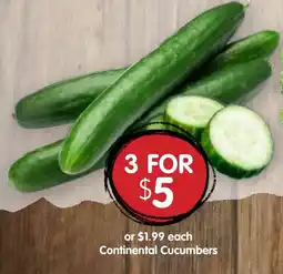 Spudshed Continental Cucumbers offer