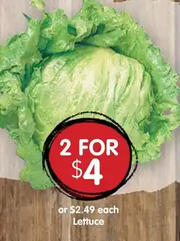 Spudshed Lettuce offer