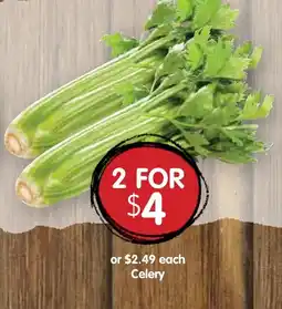 Spudshed Celery offer