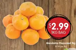 Spudshed Mandarins Prepacked offer