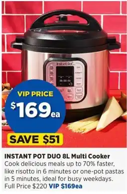 Spotlight Instant Pot DUO 8L Multi Cooker offer