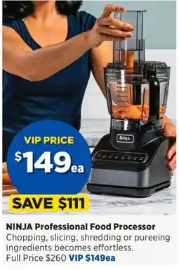 Spotlight NINJA Professional Food Processor offer
