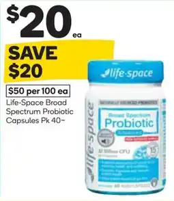 Woolworths Life-Space Broad Spectrum Probiotic offer