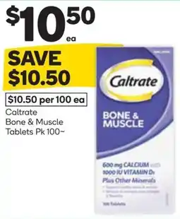 Woolworths Caltrate Bone & Muscle Tablets offer