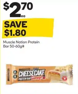 Woolworths Muscle Nation Protein Bar offer