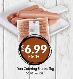 Spudshed Don Catering Franks offer