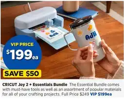 Spotlight Cricut Joy 2 + Essentials Bundle offer
