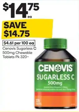 Woolworths Cenovis Sugarless C offer