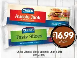 Spudshed Cheer Cheese Slices Varieties offer