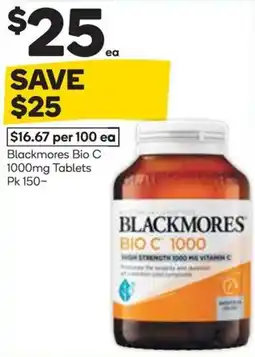 Woolworths Blackmores Bio C 1000 offer