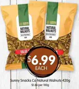 Spudshed Sunny Snacks Co Natural Walnuts offer