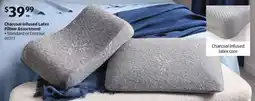 ALDI Charcoal Infused Latex Pillow Assortment offer