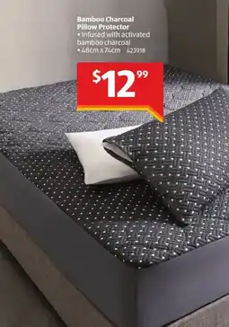 ALDI Bamboo Charcoal Pillow Protector offer