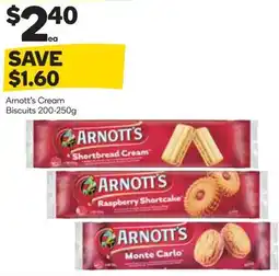 Woolworths Arnott's Cream Biscuits offer