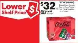 Woolworths Coca-Cola Zero Sugar offer