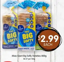 Spudshed Mias Giant Big Softy Varieties offer