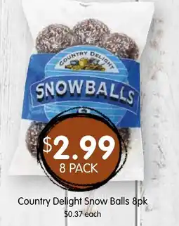 Spudshed Country Delight Snow Balls offer