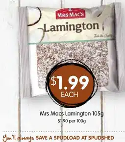 Spudshed Mrs Mac's Lamington offer