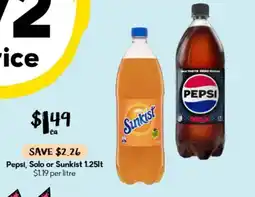 Drakes Pepsi Solo or Sunkist offer