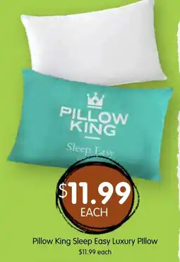 Spudshed Pillow King Sleep Easy Luxury Pillow offer