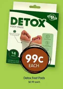 Spudshed Detox Foot Pads offer