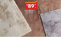 ALDI Faux Rabbit Fur Rug offer