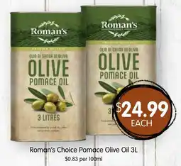 Spudshed Roman's Choice Pomace Olive Oil offer