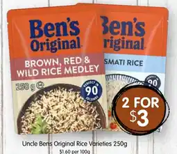 Spudshed Uncle Bens Original Rice Varieties offer